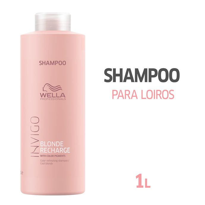 Invigo Blonde Recharge - Shampoo 1000ml - Imagem 2