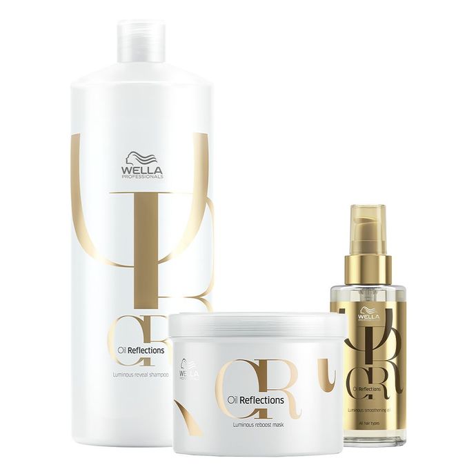 Oil Reflections - Shampoo 1000ml+Máscara Capilar 500ml+Oil Reflections 100ml